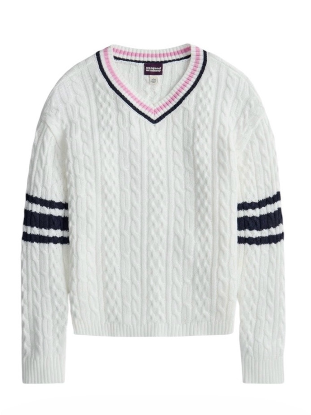 Girl’s Varsity Pullover Sweater from Weekend Academy